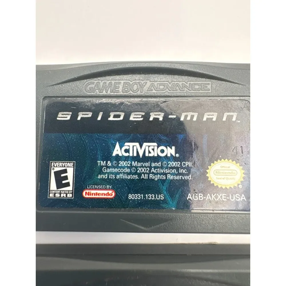 Spider Man GBA Game Lot Ultimate Spider-Man Battle New York Authentic Tested